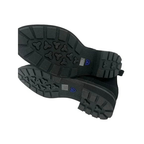 Rothy's The Lug Boot Merino Wool Lightweight Onyx Black Size W9.5 NWOB - Picture 6 of 11